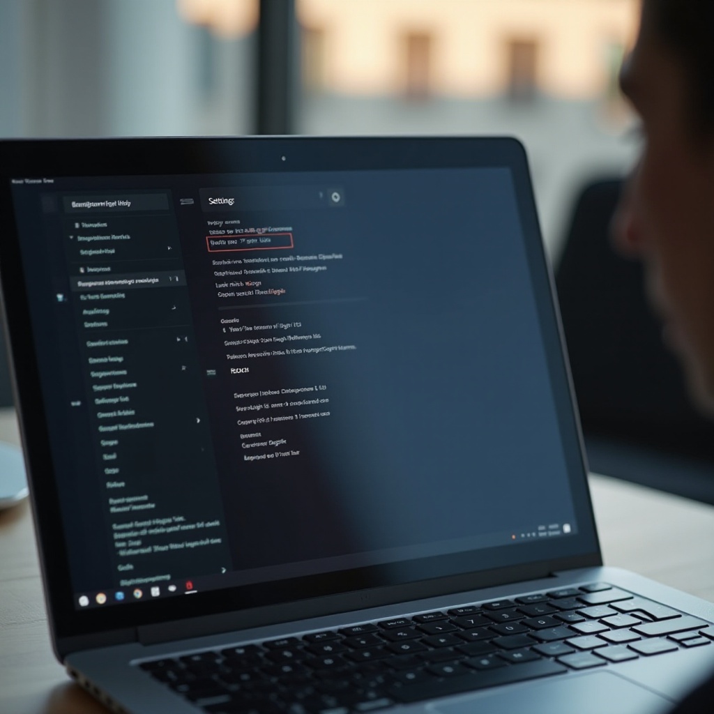 desativar o clique direito do Linux no Chromebook