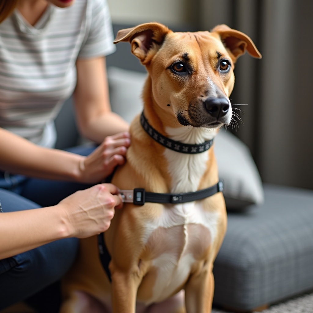 hoe de borst van een hond te meten voor een harnas