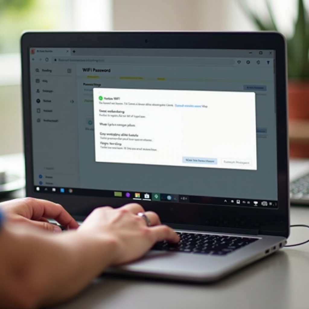 kuinka näyttää wifi-salasana Chromebookissa