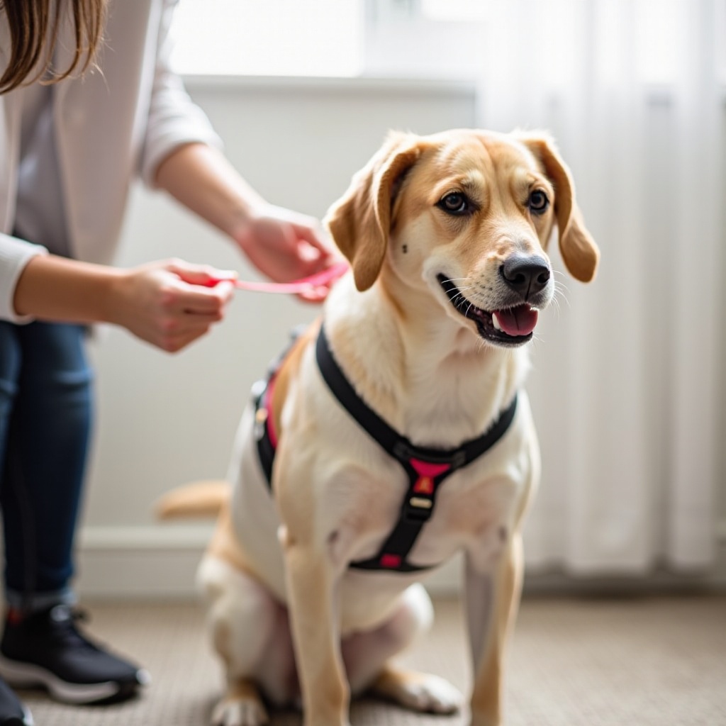 comment mesurer la poitrine d'un chien pour un harnais
