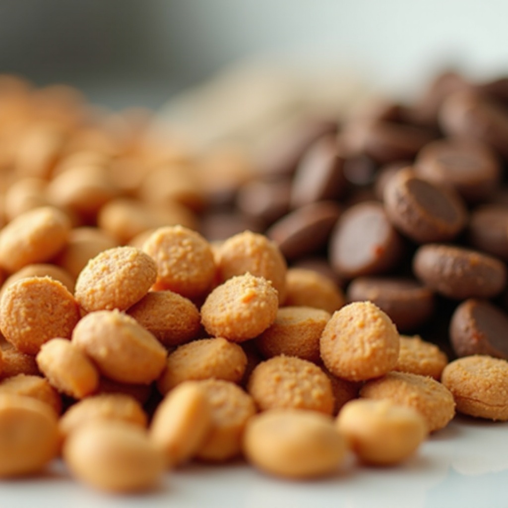 proteína de comida de cachorro por 100g