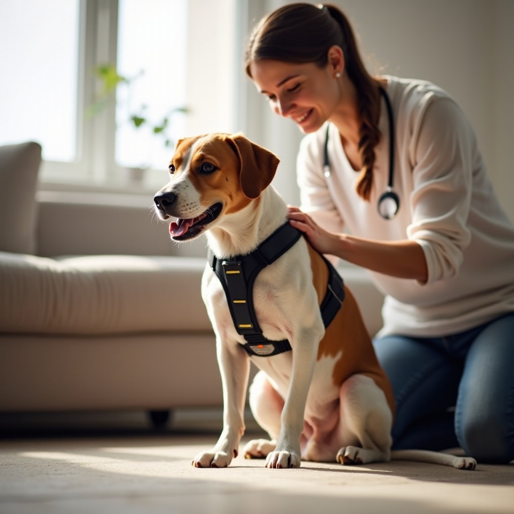 wie man die Brust eines Hundes für ein Geschirr misst