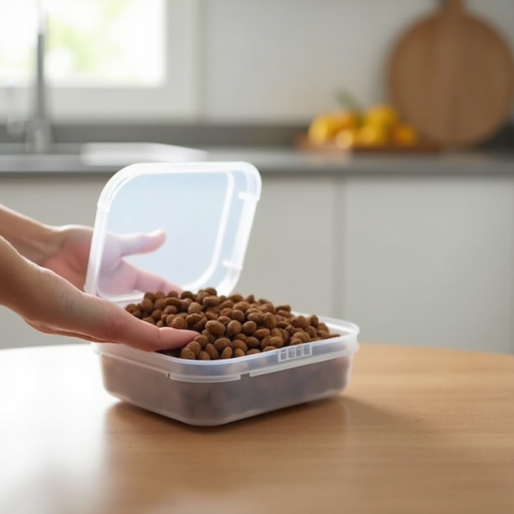 ist es schlecht, Hundefutter in Plastikbehältern aufzubewahren