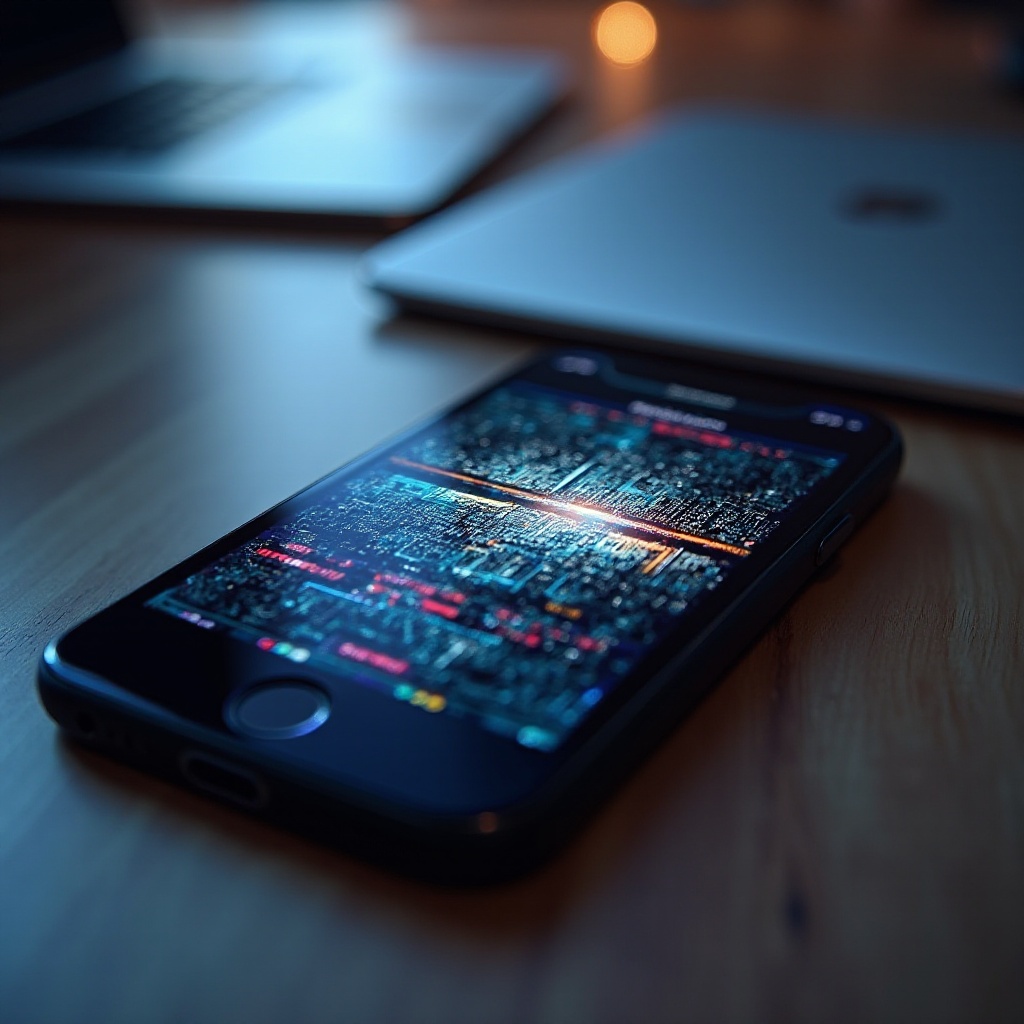 glitching screen iphone