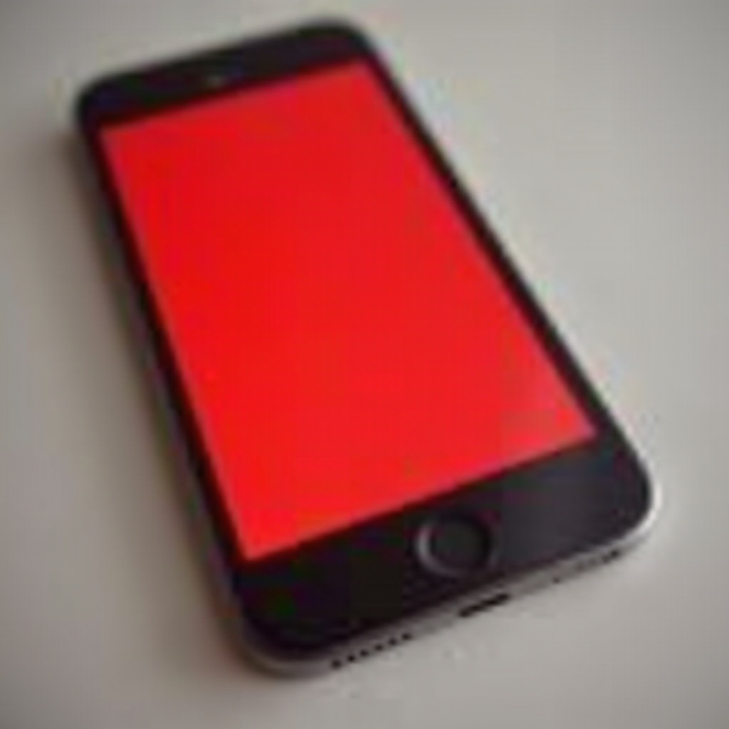 tela vermelha da morte do iPhone