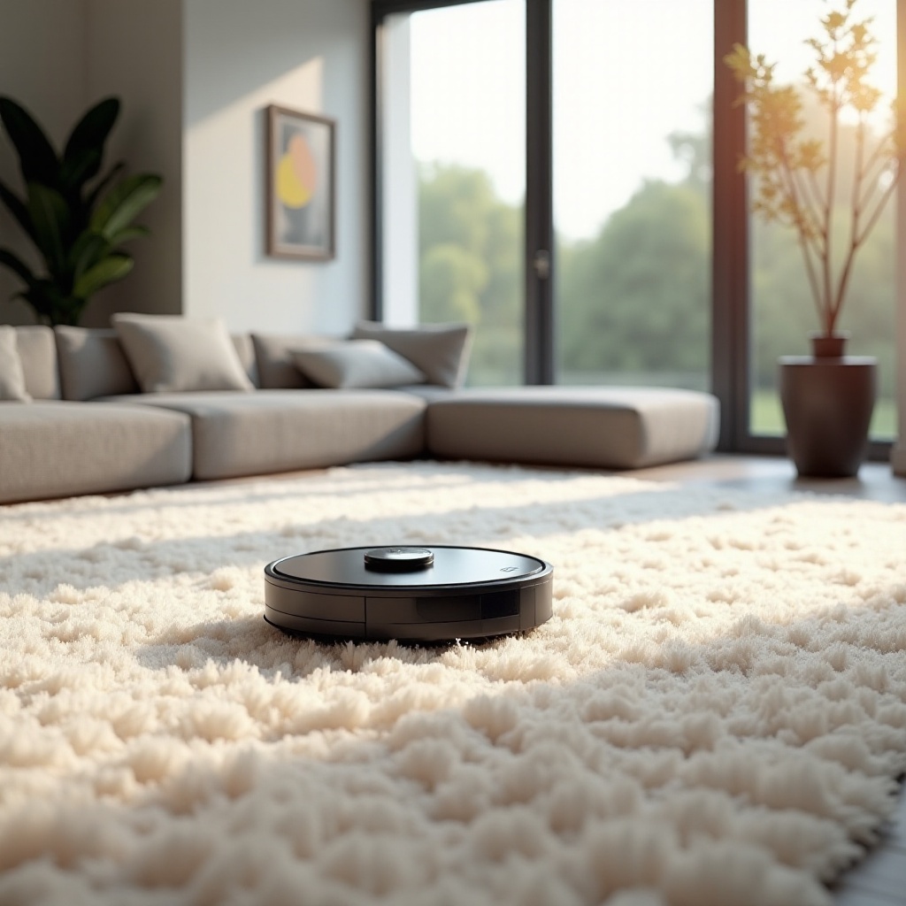 robot vacuum for high pile carpet