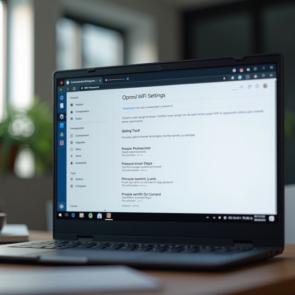 how to show wifi password on chromebook
