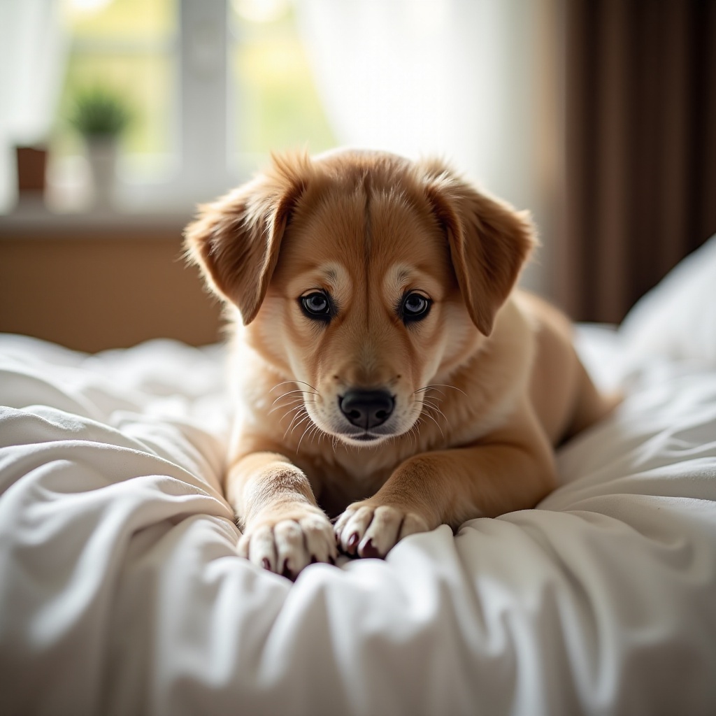 perché un cane scava nel letto