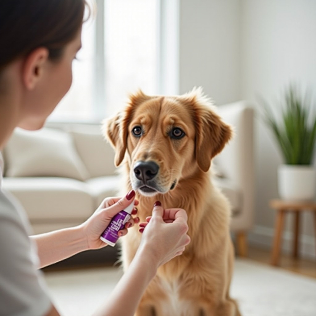 how to apply flea and tick treatment for dogs