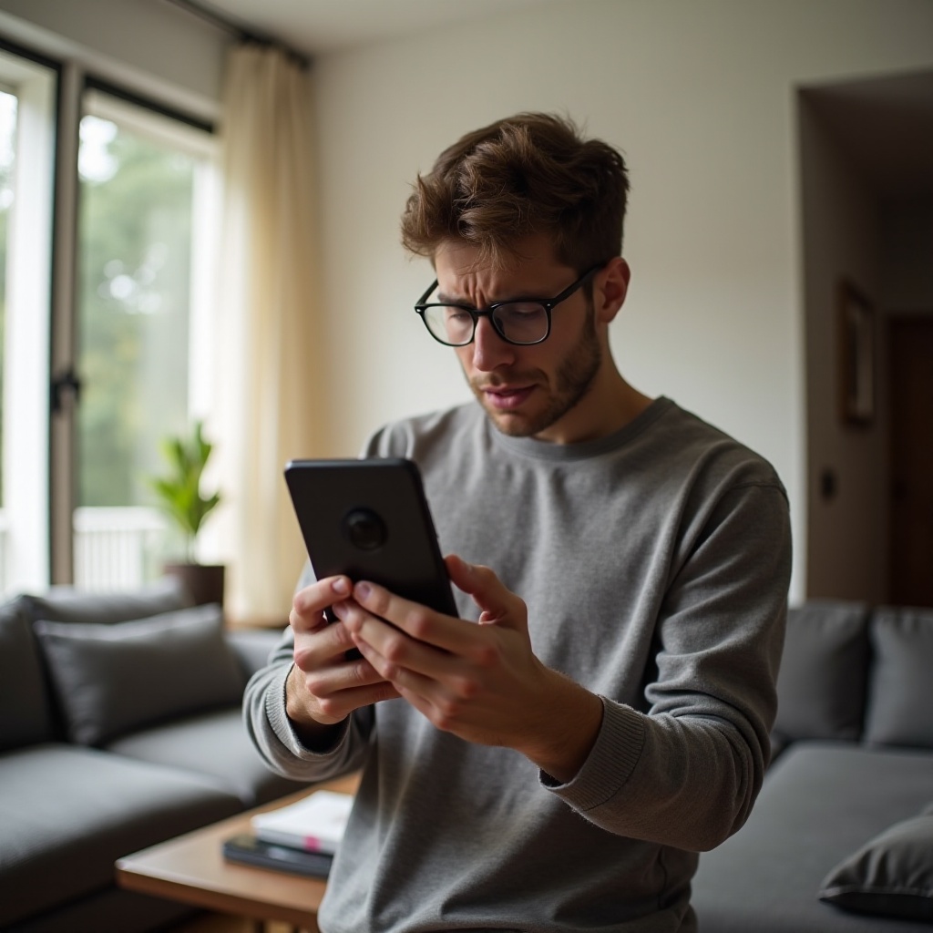 câmera frontal do iphone preto