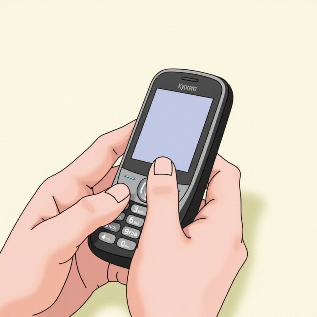 o telefone kyocera não liga