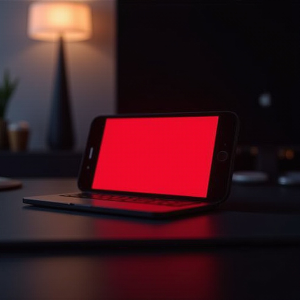 pantalla roja de la muerte del iPhone