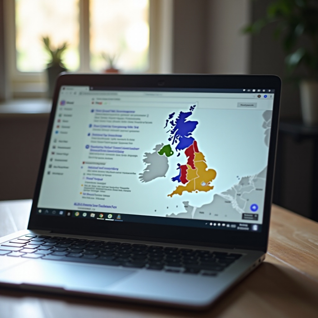 miksi Google Chromebook -koneeni näyttää minulle UK-tuloksia