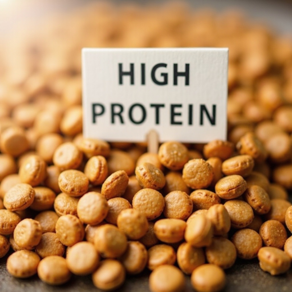 proteine per cibo per cani per 100 g