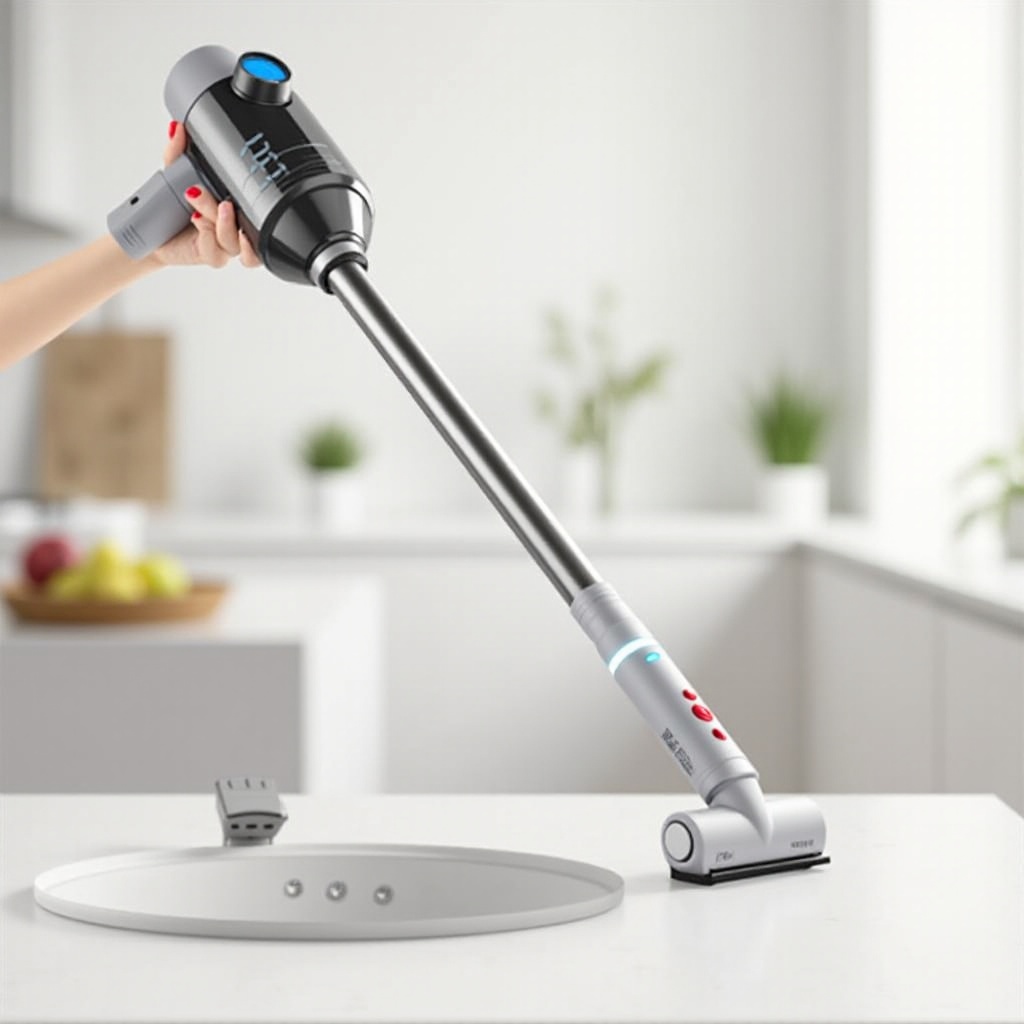 aspirador de mão com escova