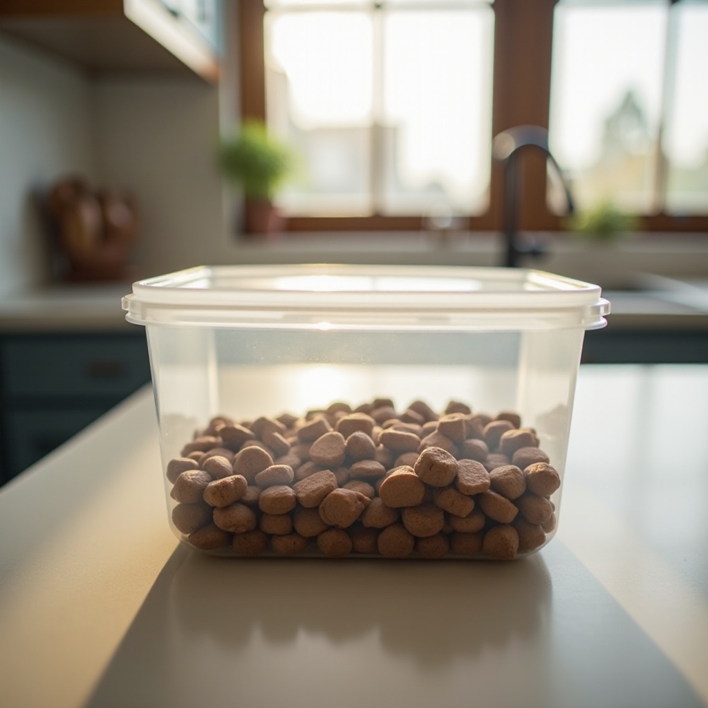 is het slecht om hondenvoer in plastic bakken te bewaren