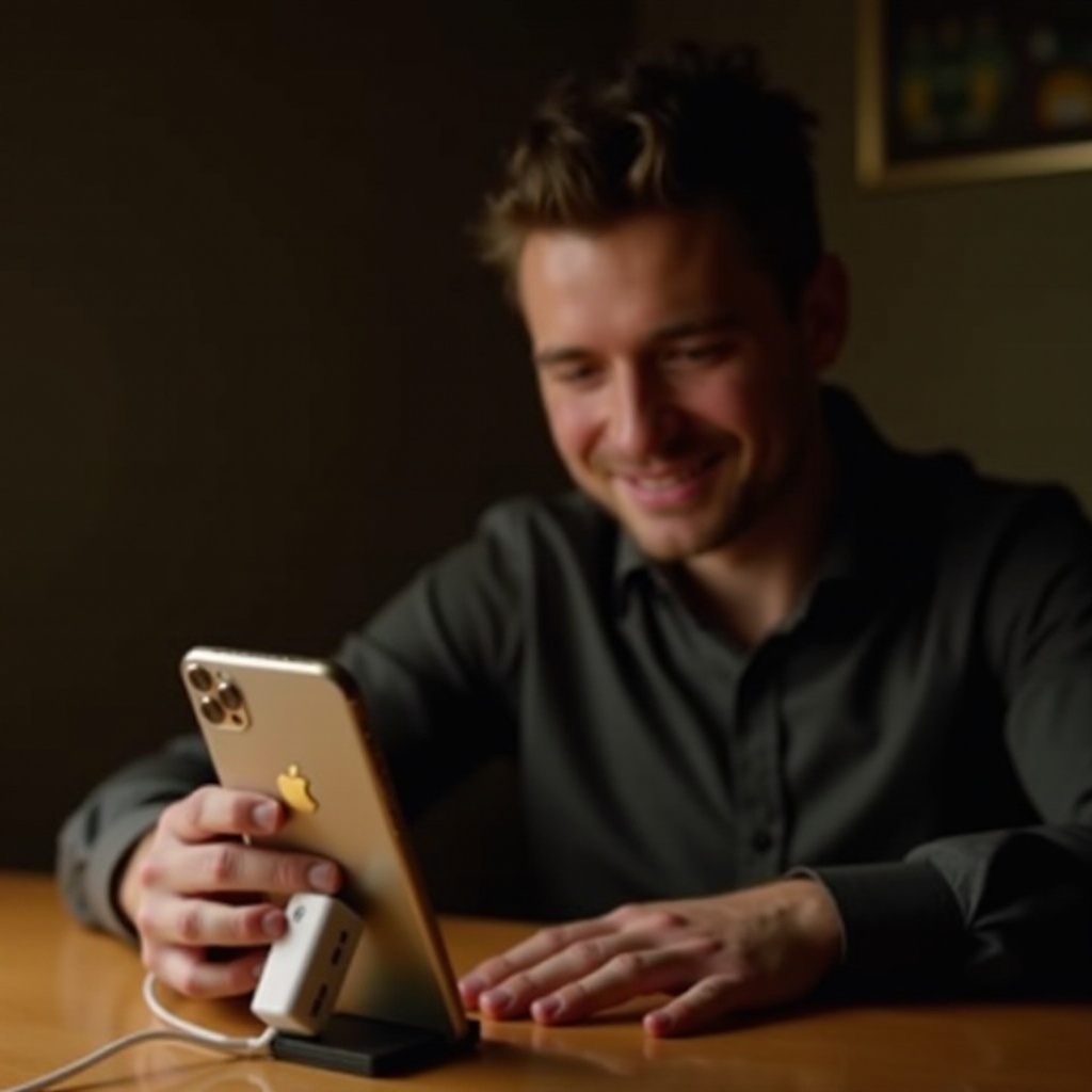 l'iPhone si carica solo ad un angolo