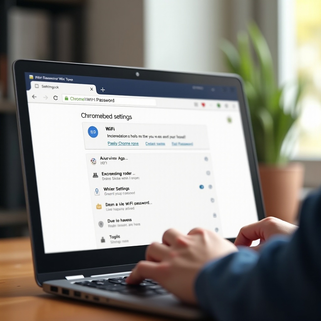 wie man das WLAN-Passwort auf Chromebook anzeigt