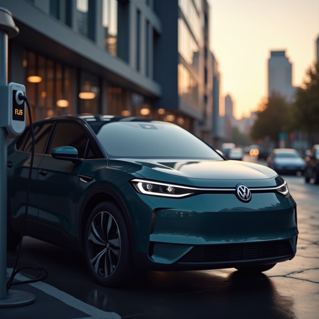 vitesse de chargement de la volkswagen id.4