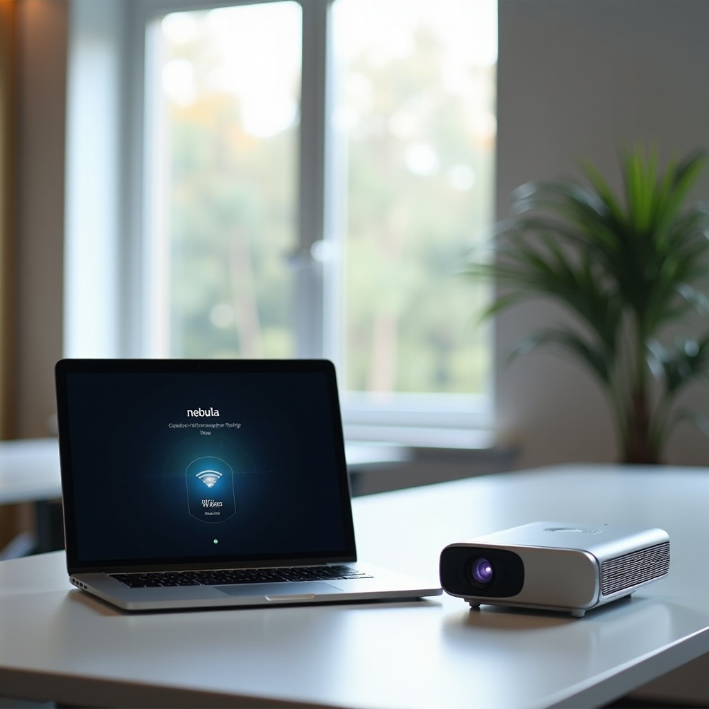 connecter le MacBook au projecteur Nebula sans fil