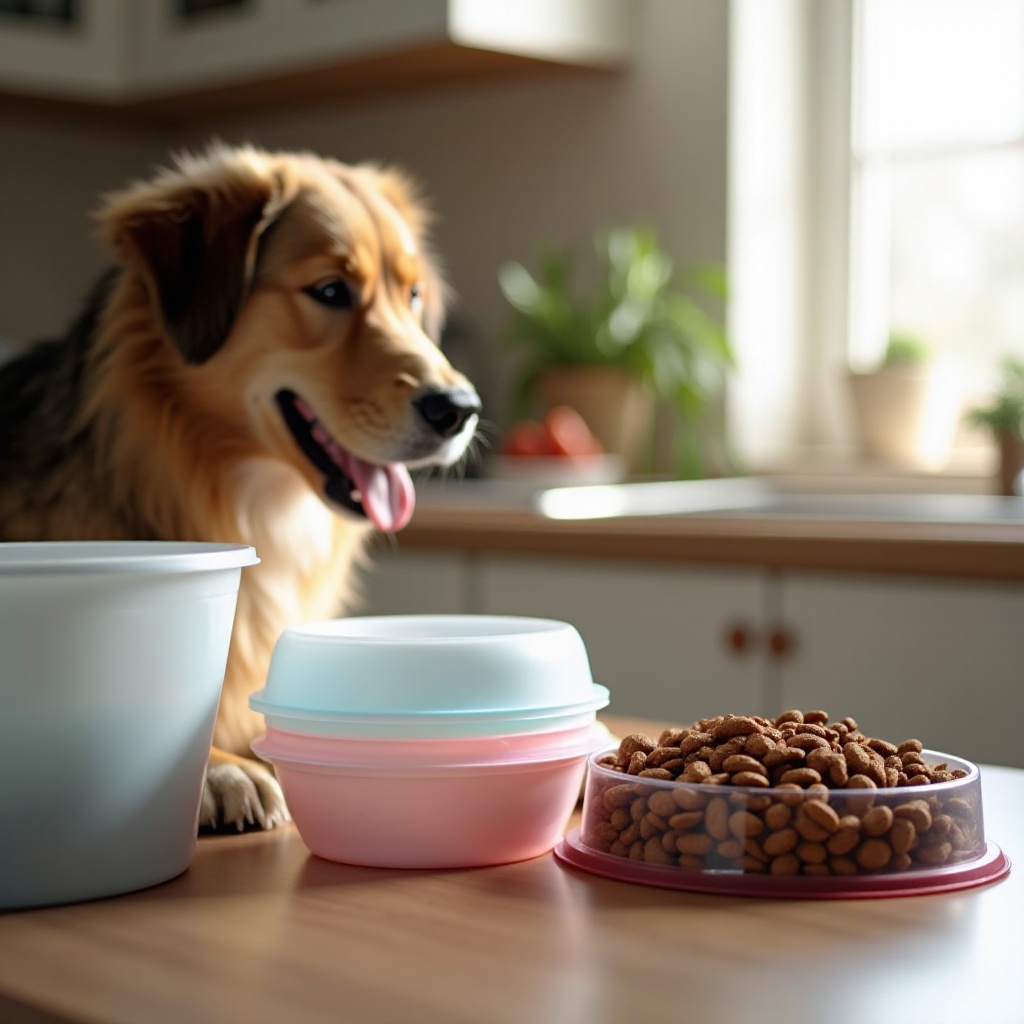 è male conservare il cibo per cani in contenitori di plastica