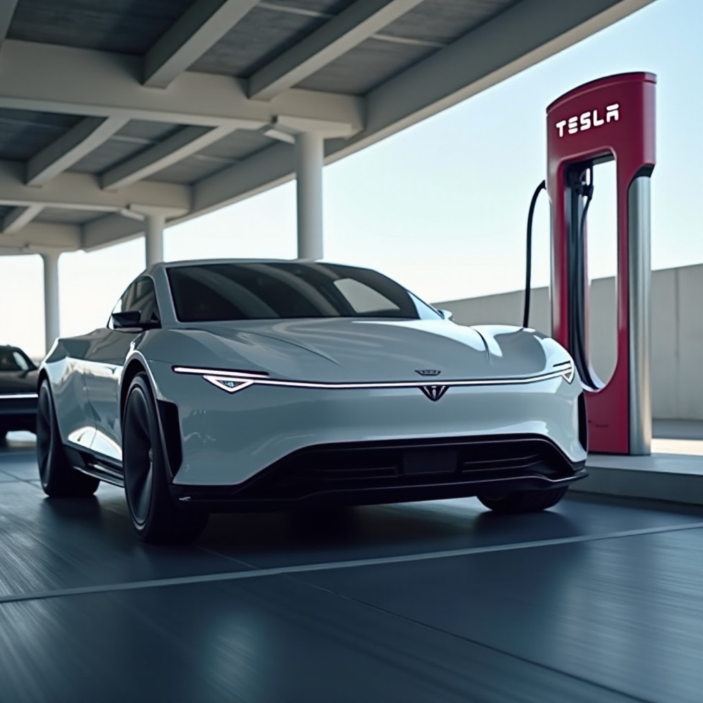 à quelle vitesse charge rivian à la superchargeuse tesla