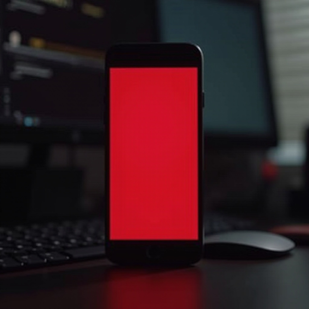iphone red screen of death