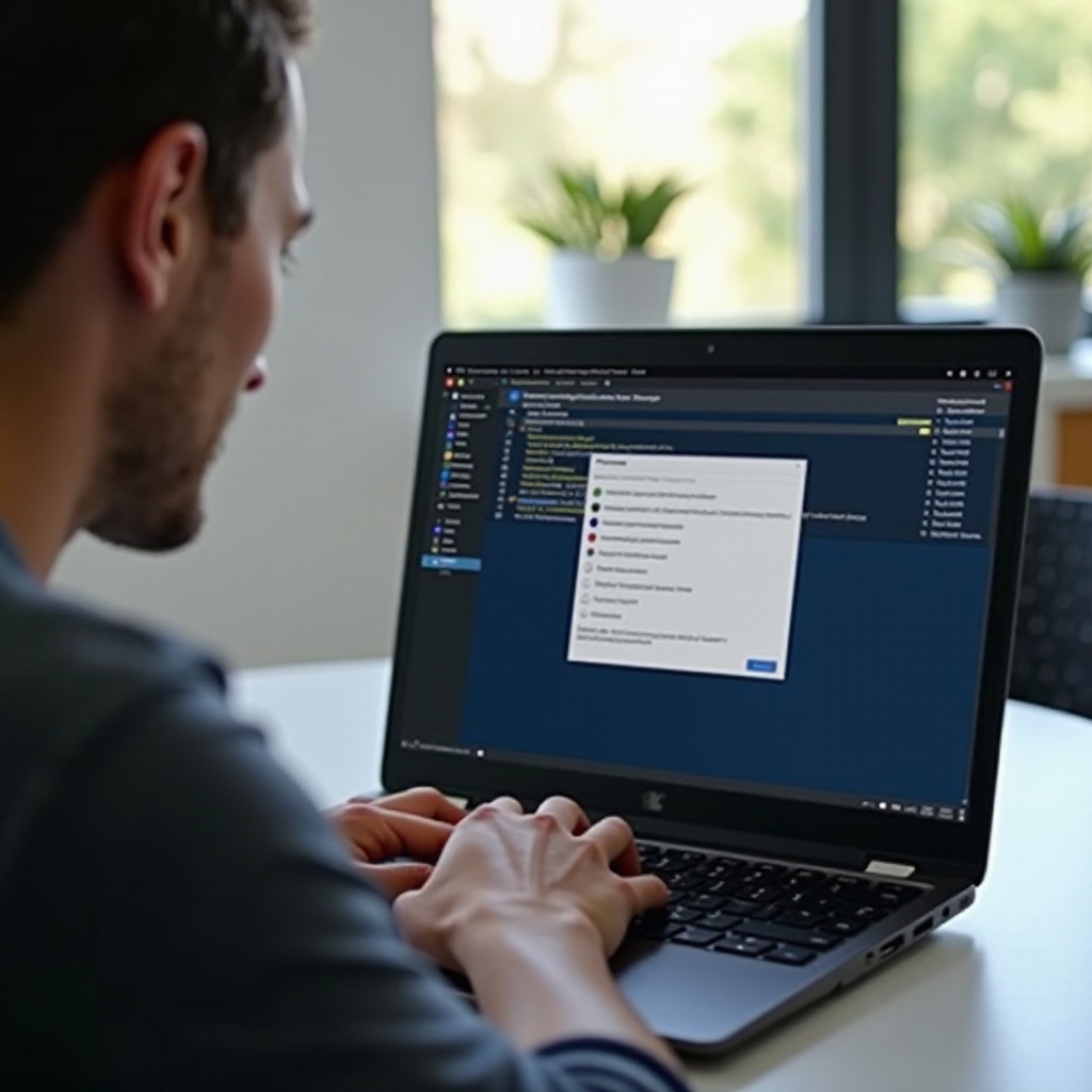 rechtermuisknop op Chromebook Linux uitschakelen