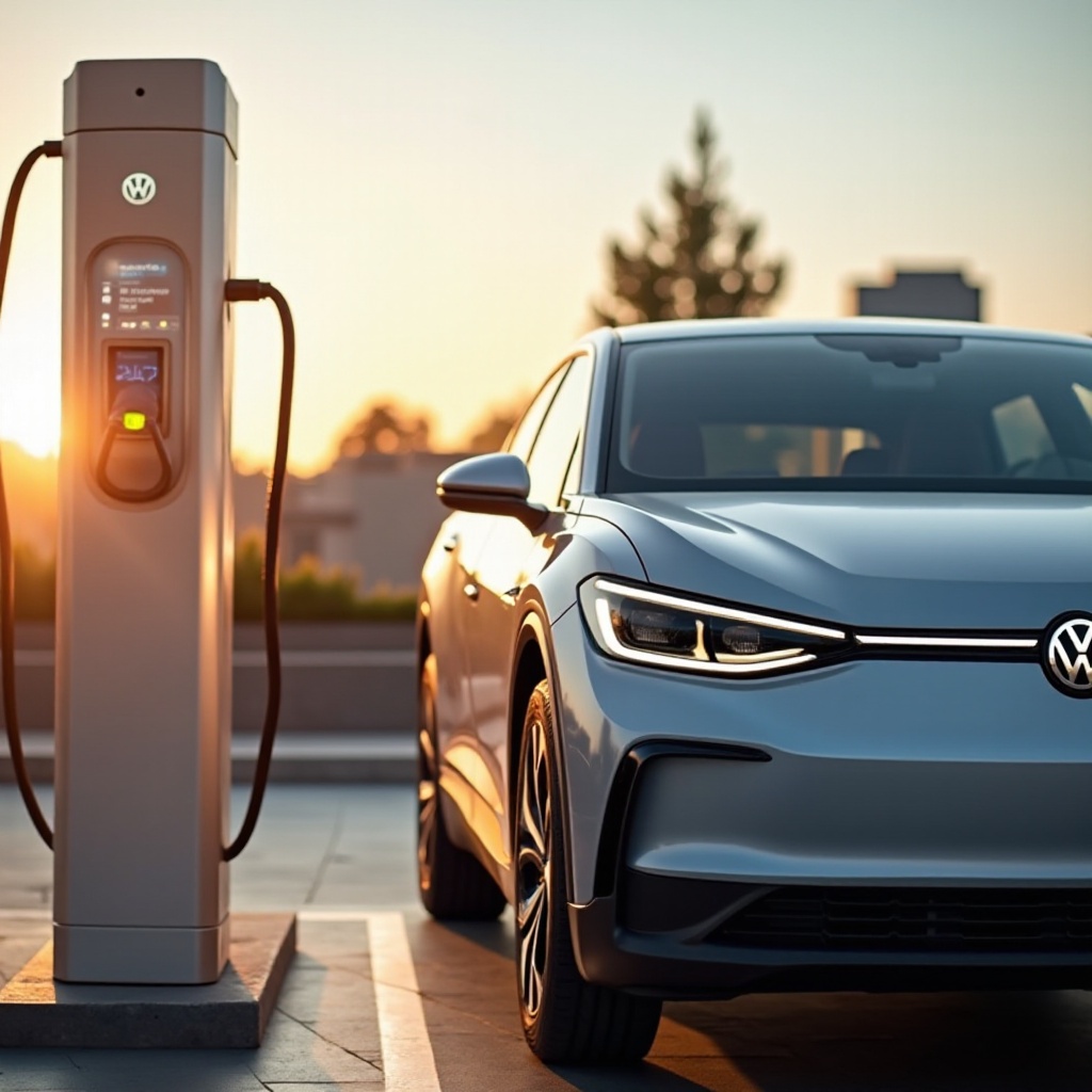 vitesse de chargement de la volkswagen id.4
